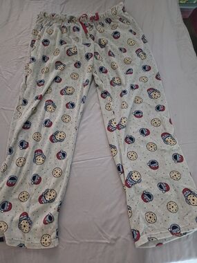 Sesame Street Gray Cookie & Cookie Monster Lounge Pants